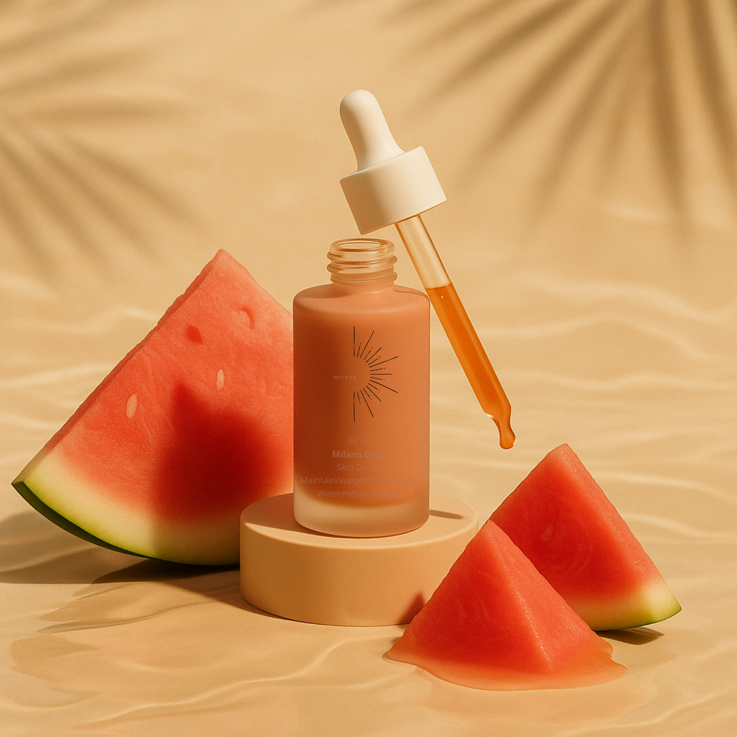 Drinkable self-tanning drops